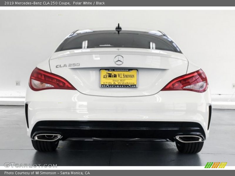 Polar White / Black 2019 Mercedes-Benz CLA 250 Coupe