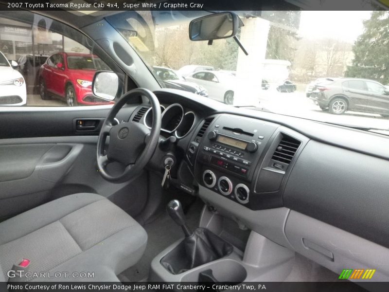 Super White / Graphite Gray 2007 Toyota Tacoma Regular Cab 4x4