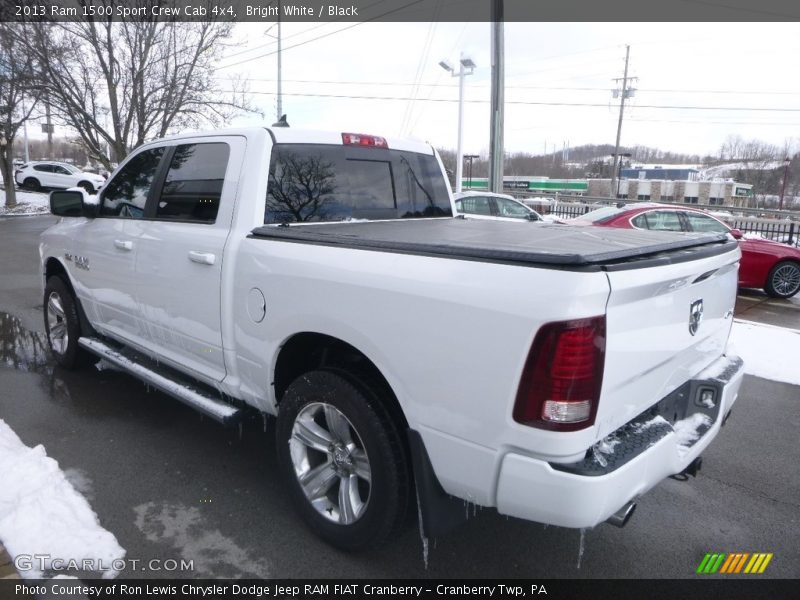 Bright White / Black 2013 Ram 1500 Sport Crew Cab 4x4