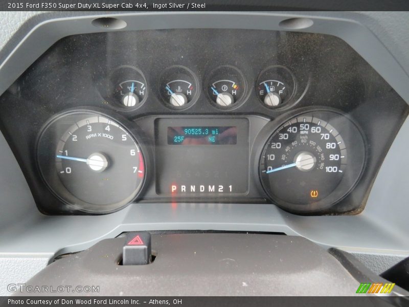 Ingot Silver / Steel 2015 Ford F350 Super Duty XL Super Cab 4x4