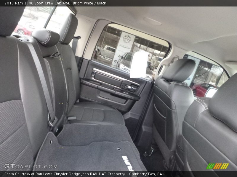 Bright White / Black 2013 Ram 1500 Sport Crew Cab 4x4
