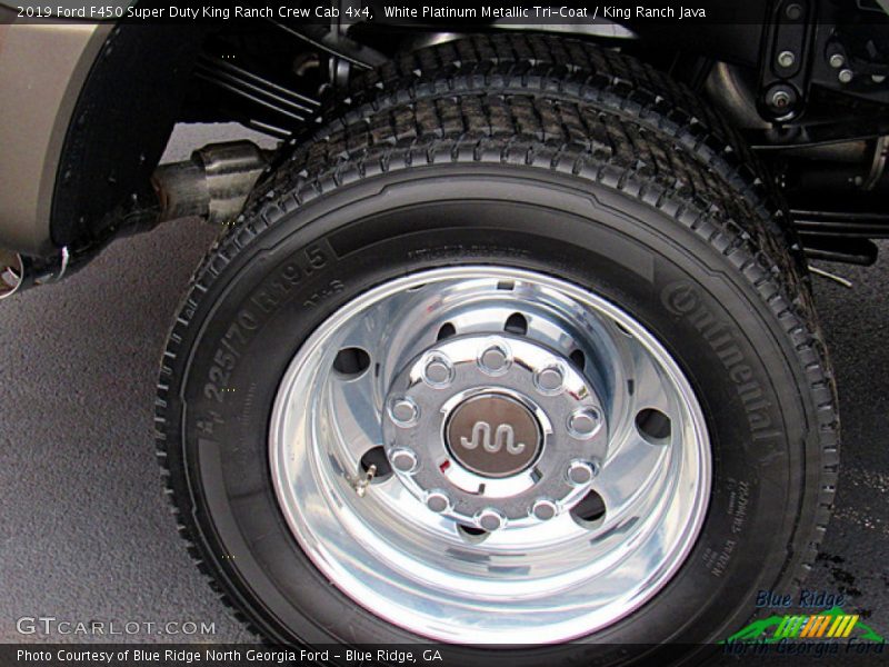 White Platinum Metallic Tri-Coat / King Ranch Java 2019 Ford F450 Super Duty King Ranch Crew Cab 4x4