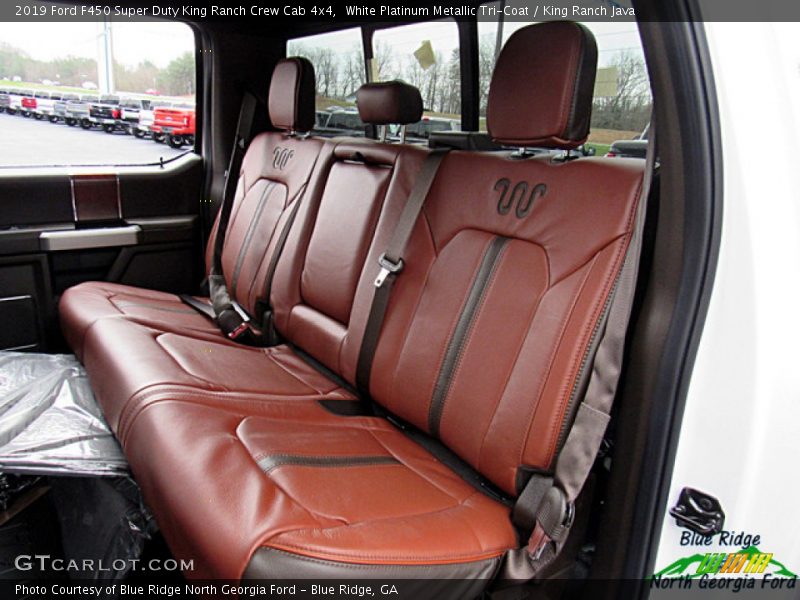 White Platinum Metallic Tri-Coat / King Ranch Java 2019 Ford F450 Super Duty King Ranch Crew Cab 4x4
