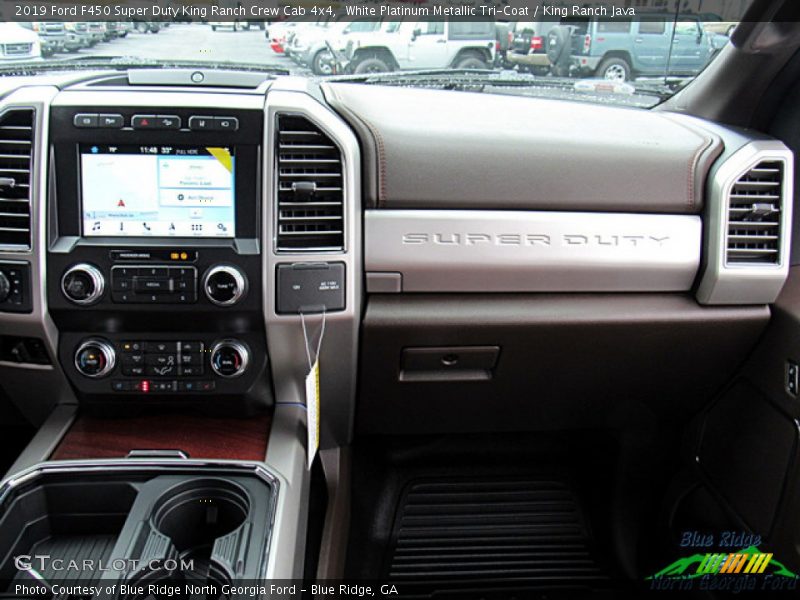 White Platinum Metallic Tri-Coat / King Ranch Java 2019 Ford F450 Super Duty King Ranch Crew Cab 4x4