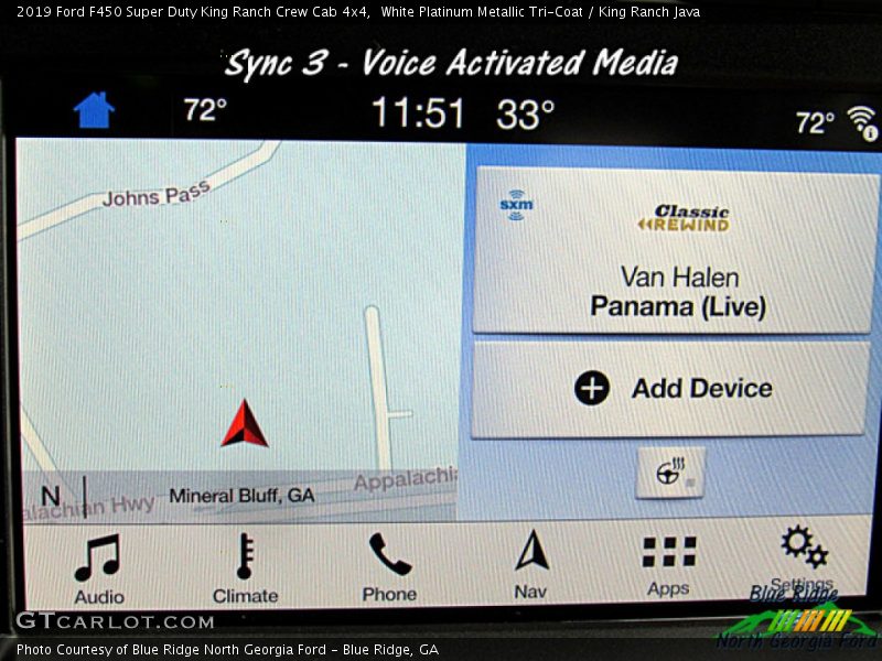 White Platinum Metallic Tri-Coat / King Ranch Java 2019 Ford F450 Super Duty King Ranch Crew Cab 4x4