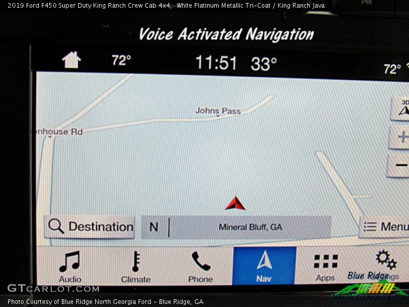 White Platinum Metallic Tri-Coat / King Ranch Java 2019 Ford F450 Super Duty King Ranch Crew Cab 4x4