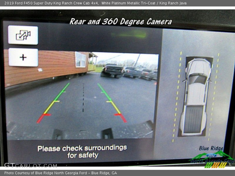 White Platinum Metallic Tri-Coat / King Ranch Java 2019 Ford F450 Super Duty King Ranch Crew Cab 4x4