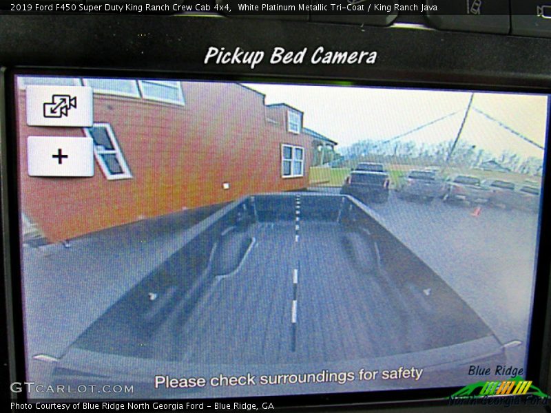 White Platinum Metallic Tri-Coat / King Ranch Java 2019 Ford F450 Super Duty King Ranch Crew Cab 4x4