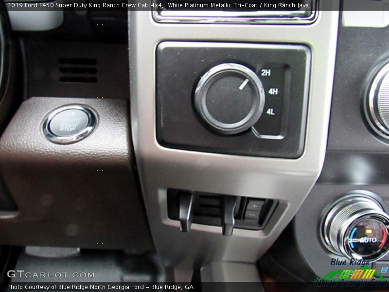 White Platinum Metallic Tri-Coat / King Ranch Java 2019 Ford F450 Super Duty King Ranch Crew Cab 4x4