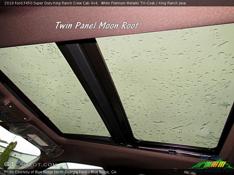 White Platinum Metallic Tri-Coat / King Ranch Java 2019 Ford F450 Super Duty King Ranch Crew Cab 4x4