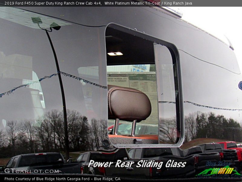 White Platinum Metallic Tri-Coat / King Ranch Java 2019 Ford F450 Super Duty King Ranch Crew Cab 4x4