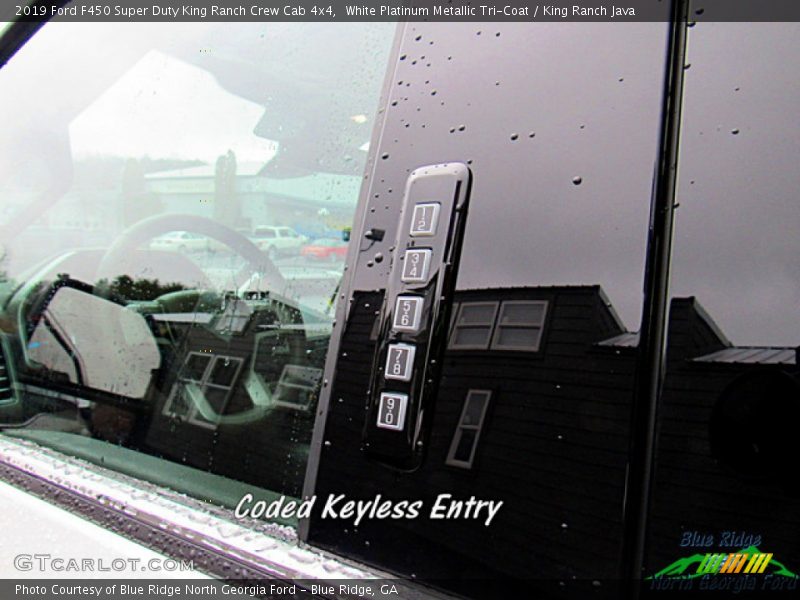White Platinum Metallic Tri-Coat / King Ranch Java 2019 Ford F450 Super Duty King Ranch Crew Cab 4x4