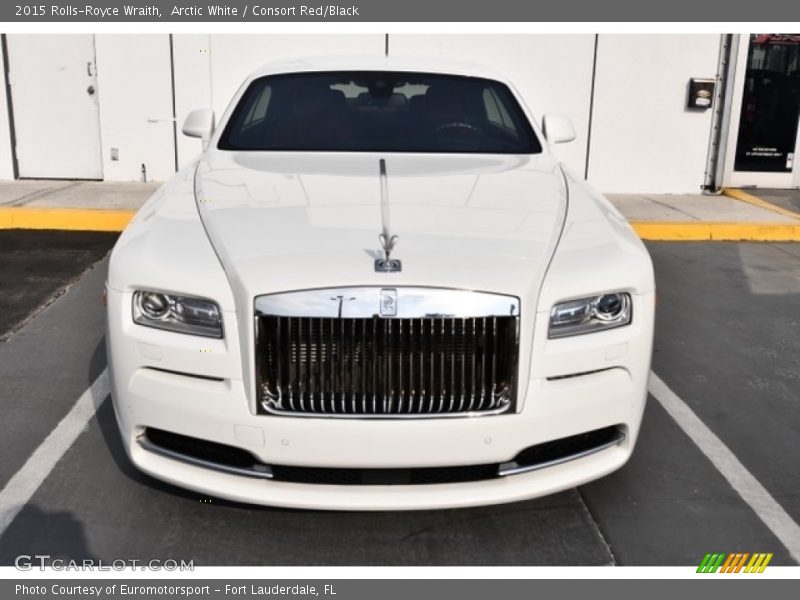 Arctic White / Consort Red/Black 2015 Rolls-Royce Wraith