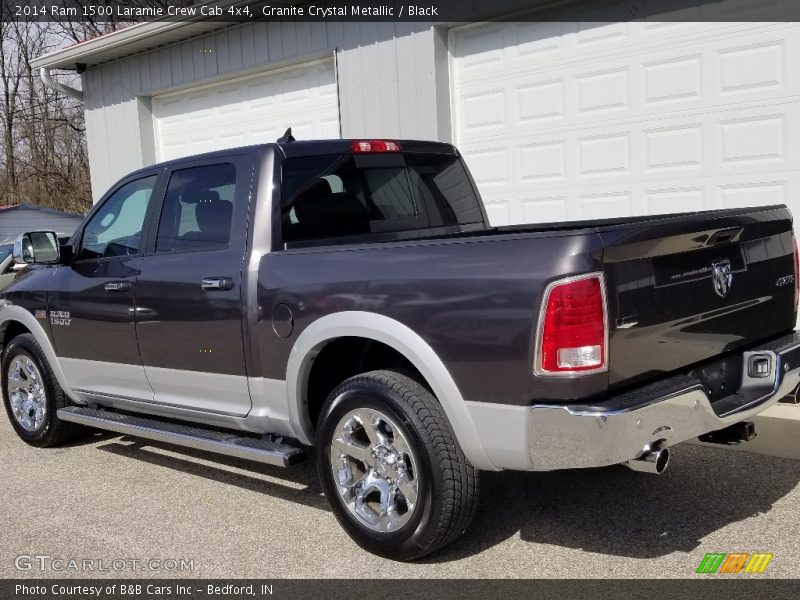 Granite Crystal Metallic / Black 2014 Ram 1500 Laramie Crew Cab 4x4