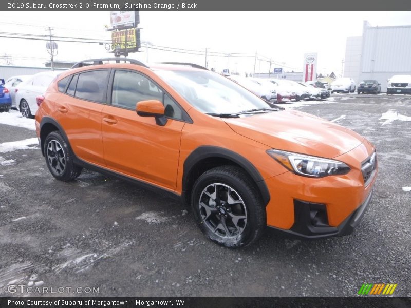 Sunshine Orange / Black 2019 Subaru Crosstrek 2.0i Premium