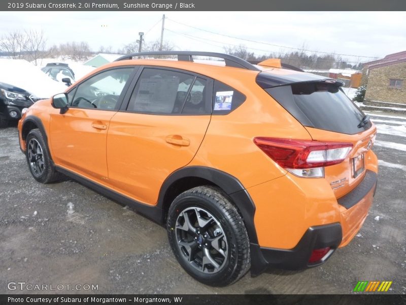 Sunshine Orange / Black 2019 Subaru Crosstrek 2.0i Premium