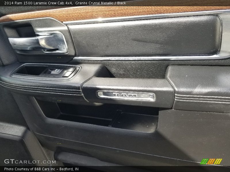 Granite Crystal Metallic / Black 2014 Ram 1500 Laramie Crew Cab 4x4