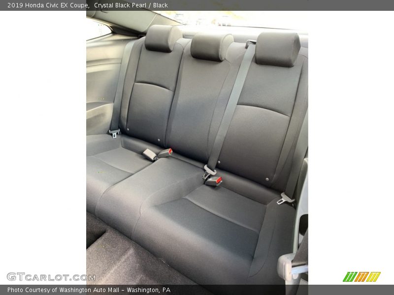 Crystal Black Pearl / Black 2019 Honda Civic EX Coupe