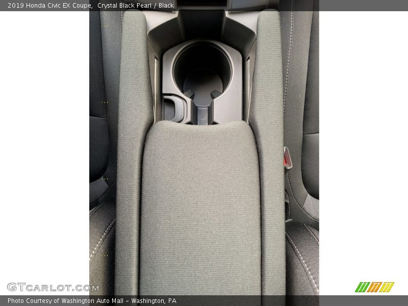 Crystal Black Pearl / Black 2019 Honda Civic EX Coupe