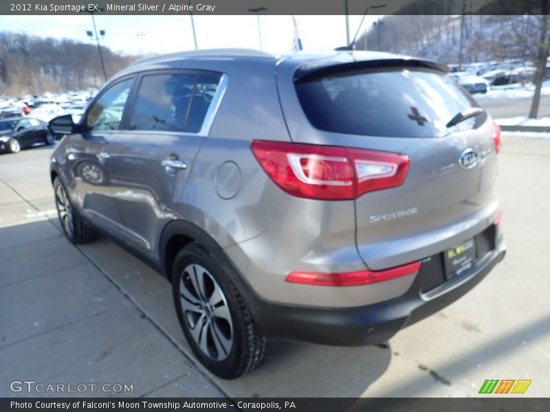 Mineral Silver / Alpine Gray 2012 Kia Sportage EX