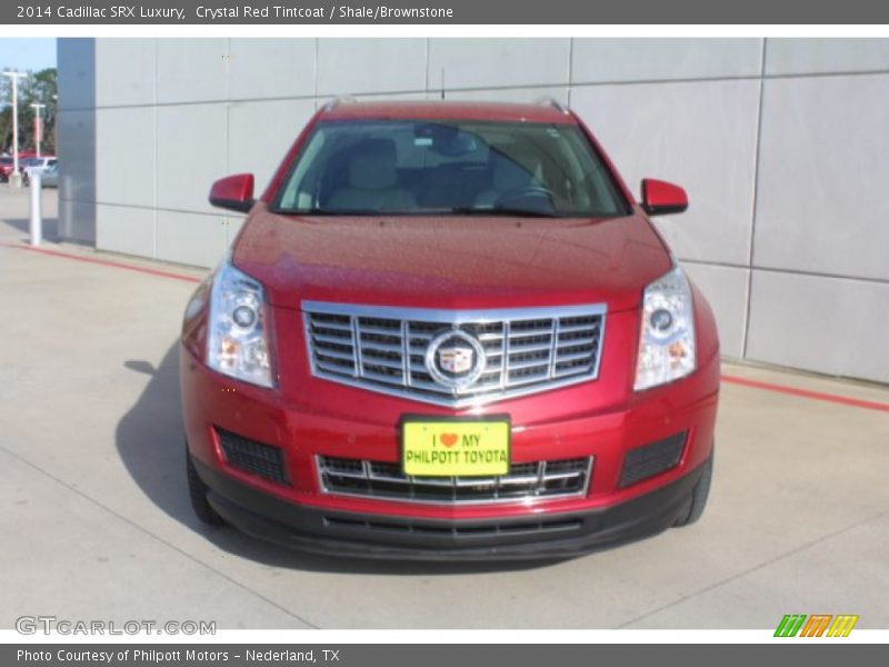 Crystal Red Tintcoat / Shale/Brownstone 2014 Cadillac SRX Luxury