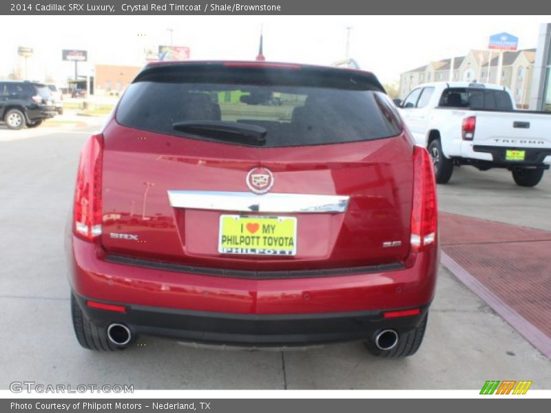 Crystal Red Tintcoat / Shale/Brownstone 2014 Cadillac SRX Luxury