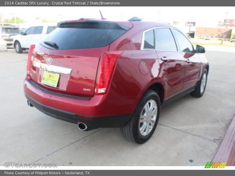 Crystal Red Tintcoat / Shale/Brownstone 2014 Cadillac SRX Luxury