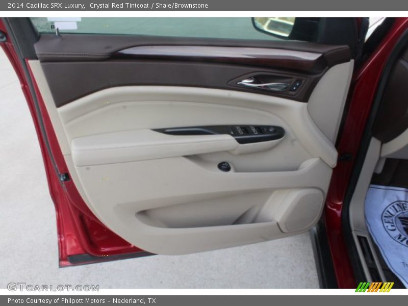 Crystal Red Tintcoat / Shale/Brownstone 2014 Cadillac SRX Luxury