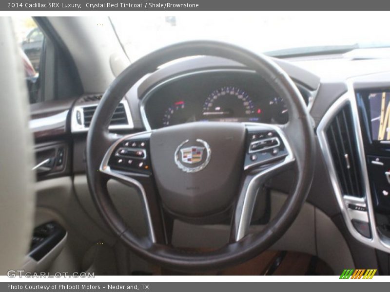 Crystal Red Tintcoat / Shale/Brownstone 2014 Cadillac SRX Luxury