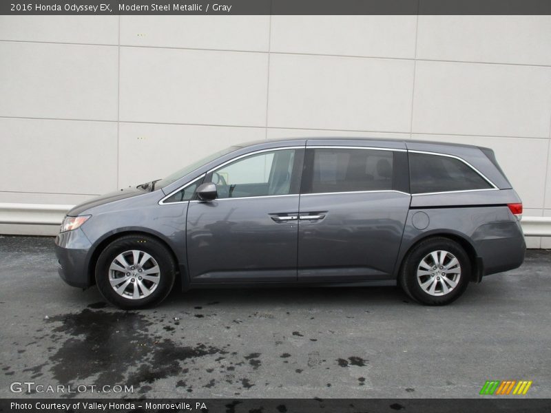 Modern Steel Metallic / Gray 2016 Honda Odyssey EX