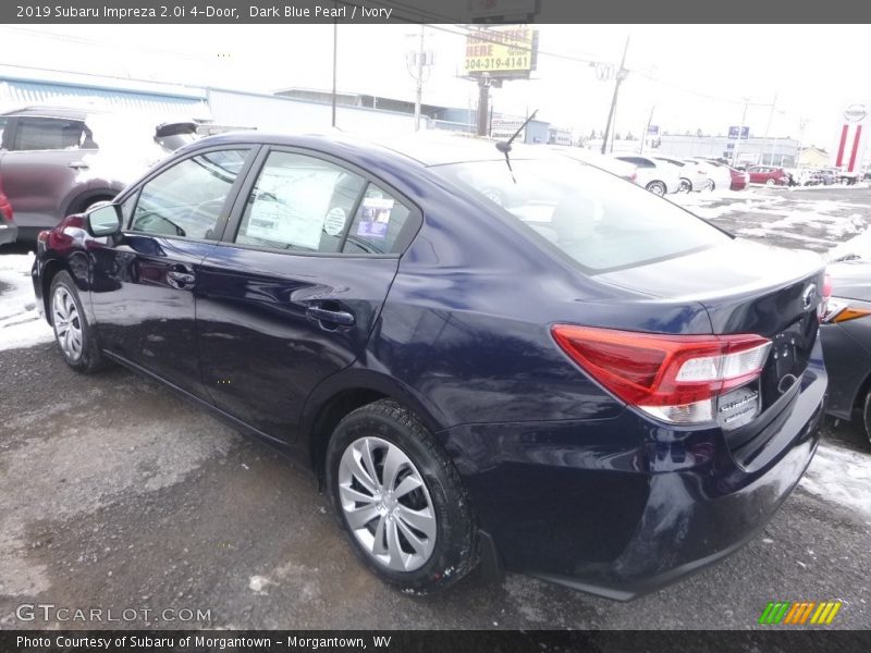 Dark Blue Pearl / Ivory 2019 Subaru Impreza 2.0i 4-Door