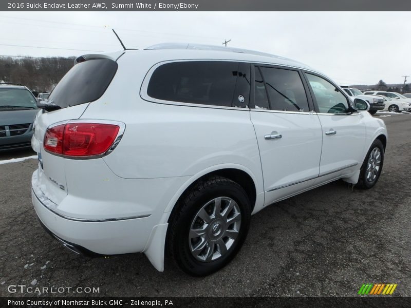 Summit White / Ebony/Ebony 2016 Buick Enclave Leather AWD