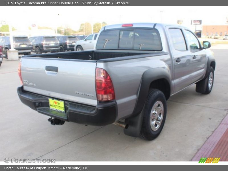 Silver Sky Metallic / Graphite 2015 Toyota Tacoma PreRunner Double Cab