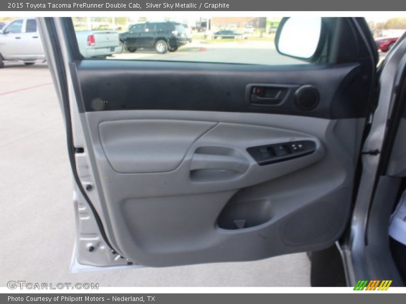 Silver Sky Metallic / Graphite 2015 Toyota Tacoma PreRunner Double Cab