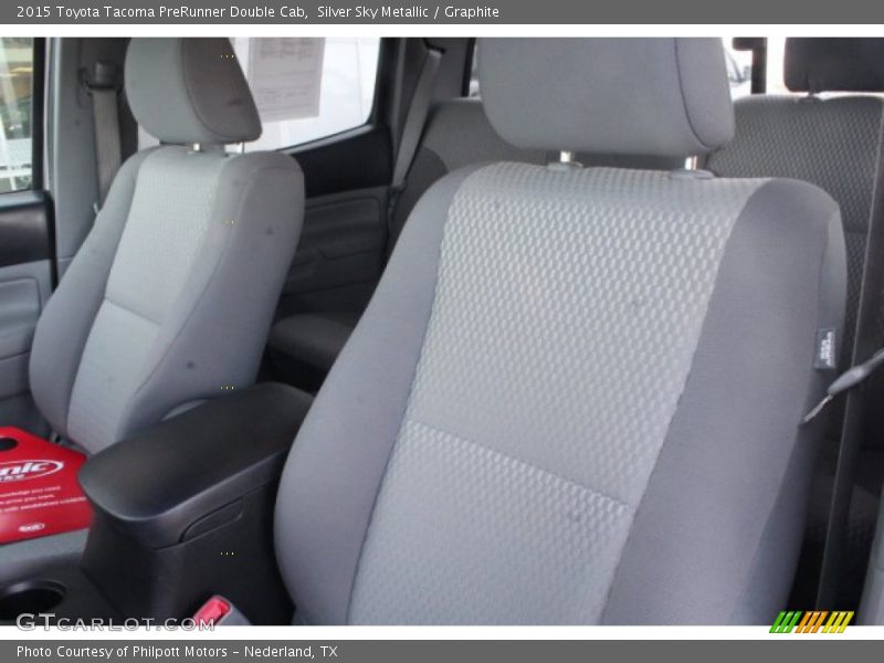 Silver Sky Metallic / Graphite 2015 Toyota Tacoma PreRunner Double Cab