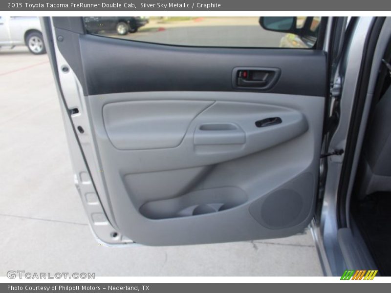 Silver Sky Metallic / Graphite 2015 Toyota Tacoma PreRunner Double Cab