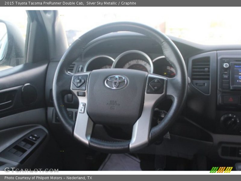 Silver Sky Metallic / Graphite 2015 Toyota Tacoma PreRunner Double Cab