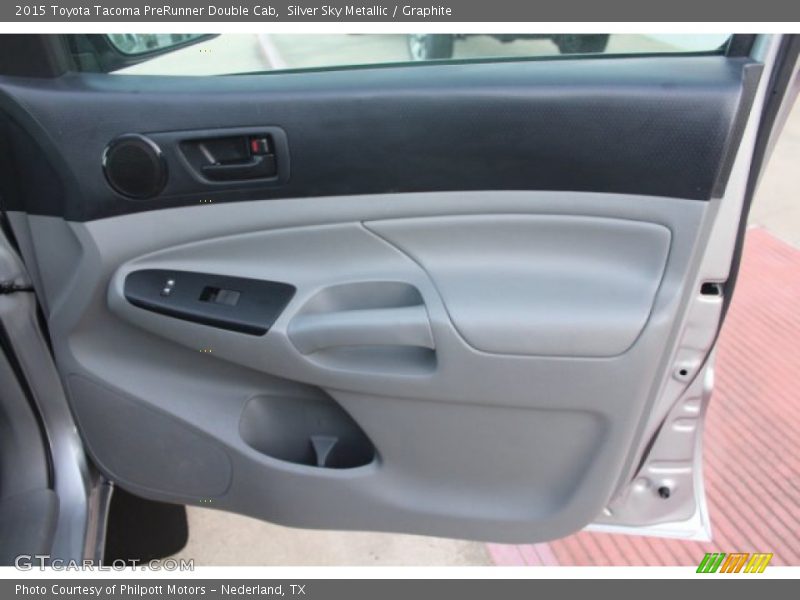 Silver Sky Metallic / Graphite 2015 Toyota Tacoma PreRunner Double Cab