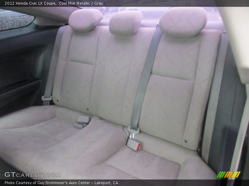 Cool Mist Metallic / Gray 2012 Honda Civic LX Coupe