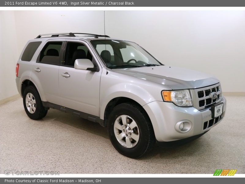 Ingot Silver Metallic / Charcoal Black 2011 Ford Escape Limited V6 4WD