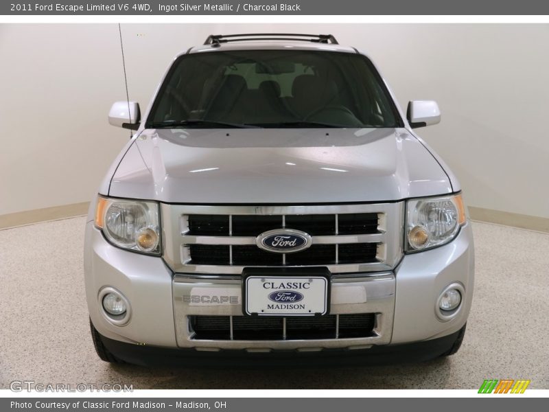 Ingot Silver Metallic / Charcoal Black 2011 Ford Escape Limited V6 4WD