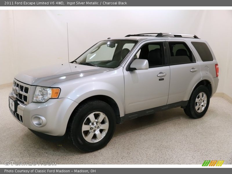 Ingot Silver Metallic / Charcoal Black 2011 Ford Escape Limited V6 4WD