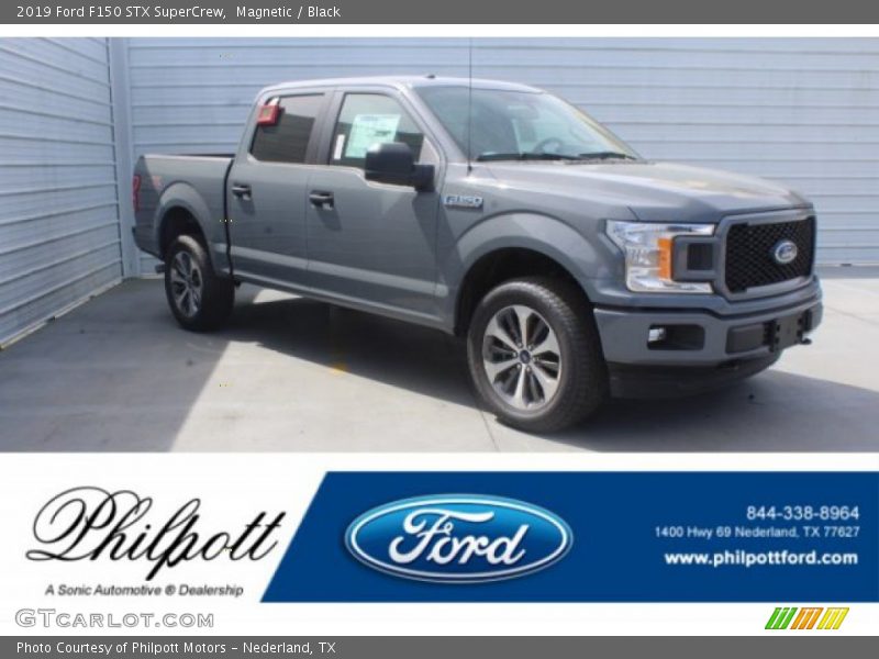 Magnetic / Black 2019 Ford F150 STX SuperCrew