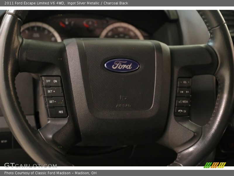Ingot Silver Metallic / Charcoal Black 2011 Ford Escape Limited V6 4WD