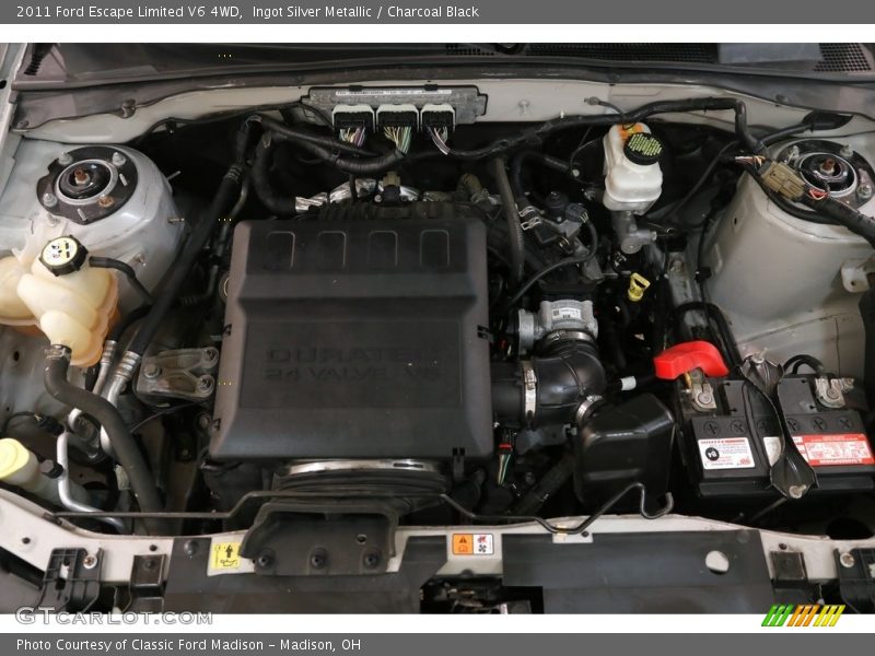 Ingot Silver Metallic / Charcoal Black 2011 Ford Escape Limited V6 4WD