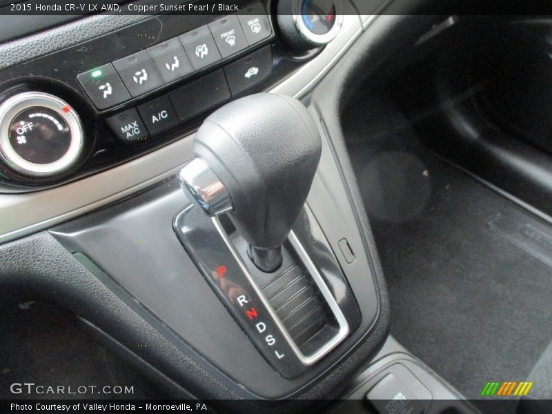 Copper Sunset Pearl / Black 2015 Honda CR-V LX AWD