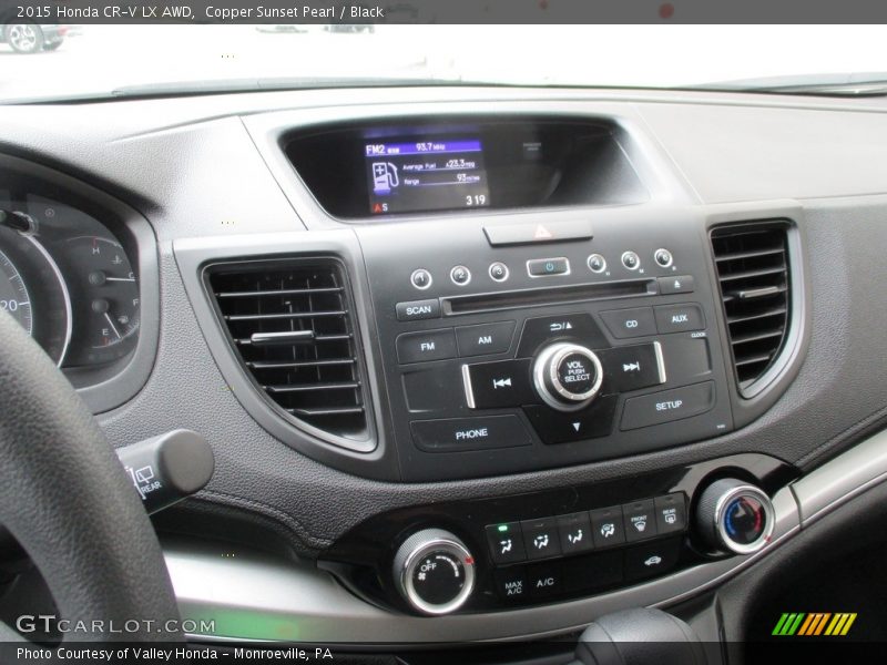 Copper Sunset Pearl / Black 2015 Honda CR-V LX AWD