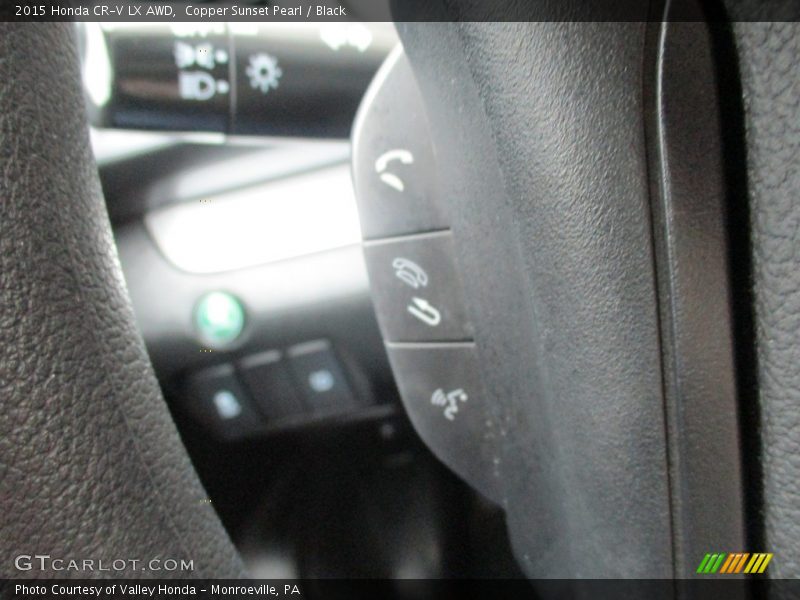 Copper Sunset Pearl / Black 2015 Honda CR-V LX AWD
