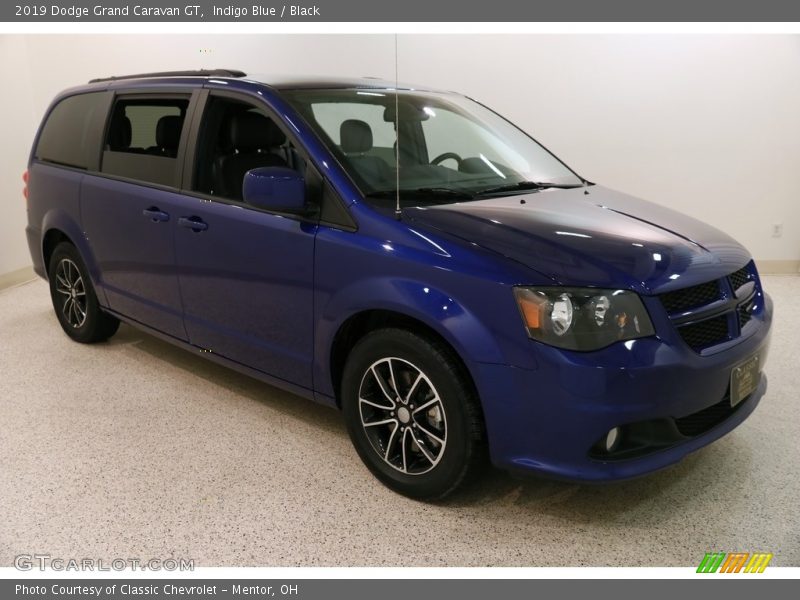 Indigo Blue / Black 2019 Dodge Grand Caravan GT