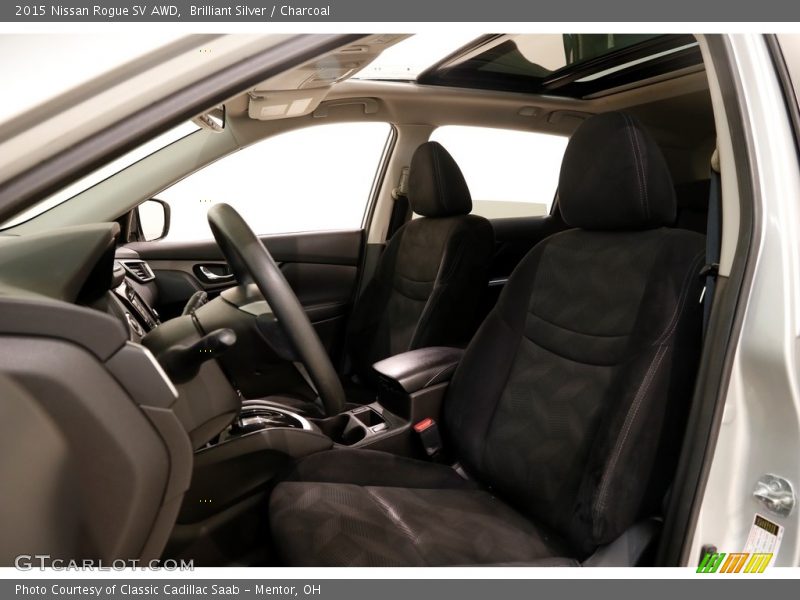 Brilliant Silver / Charcoal 2015 Nissan Rogue SV AWD